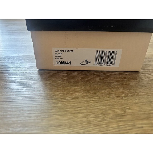 BCBG Generation Black Shoes Weave Strap Flat Slide On Sandals Women's Size 10 - Picture 5 of 5